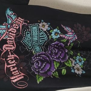 Harley Davidson women's beaded top